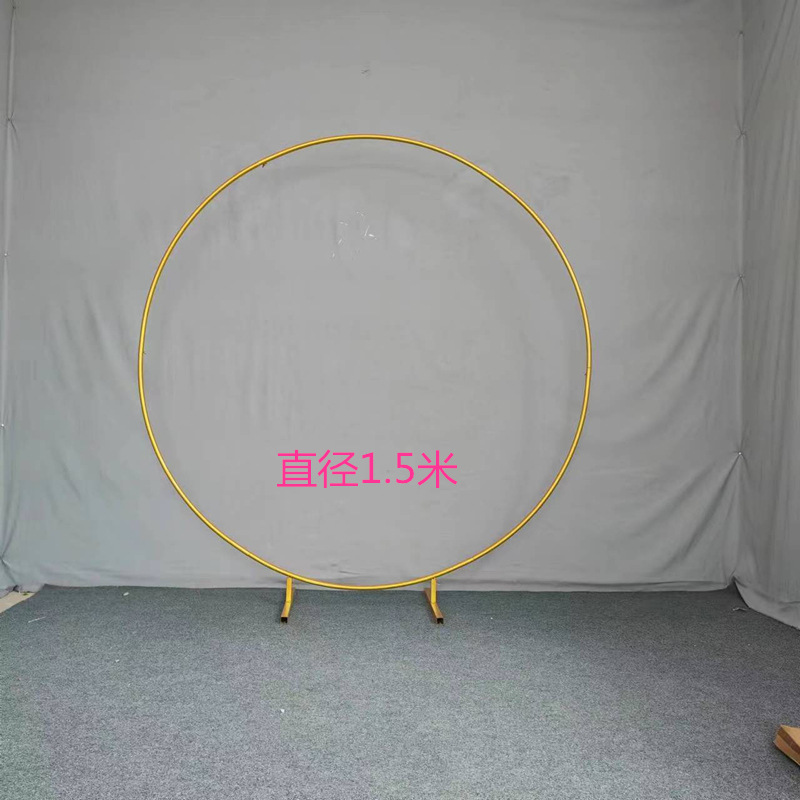 Anillo de hierro globo soporte de arco accesorios de boda al por mayor decoración de vestido de vacaciones al aire libre decoración de la boda suministros