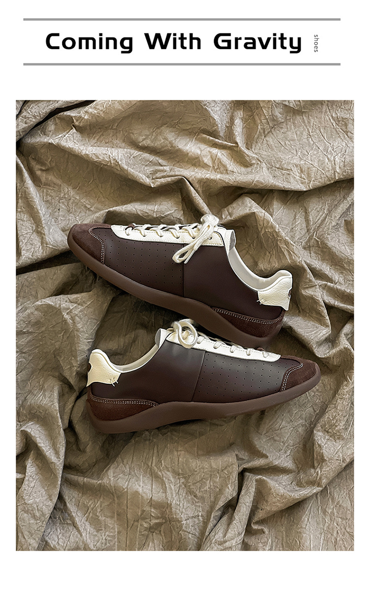 2024 neue explosive Ballett-Trainingsschuhe mit weichen Sohlen für Herren, Nische, lässig, farblich passende Retro-Paar-Sportschuhe_voghion.com