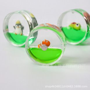 Manufacturer Wholesale Marine Life Series 3D Cartoon Refrigerator Magnet Aquarium Clown Fish Shark Turtle Commemorative Gift