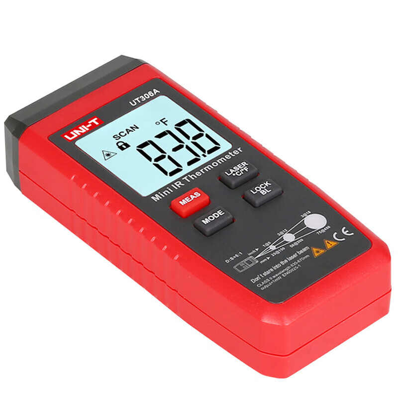 Termómetro infrarrojo UID UNI-T UT306A Arma de medición de temperatura láser doméstica sin contacto de mano