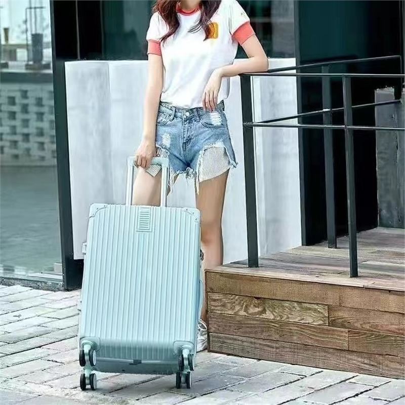 Maleta trolley 24 pulgadas 22 pulgadas maleta para estudiantes maleta para hombres y mujeres maleta de embarque caja de contraseña de 20 pulgadas 26 pulgadas cuero