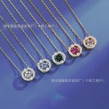 施家跳动的心项链采用施华洛世奇水晶元素天鹅灵动的心锁骨链批发