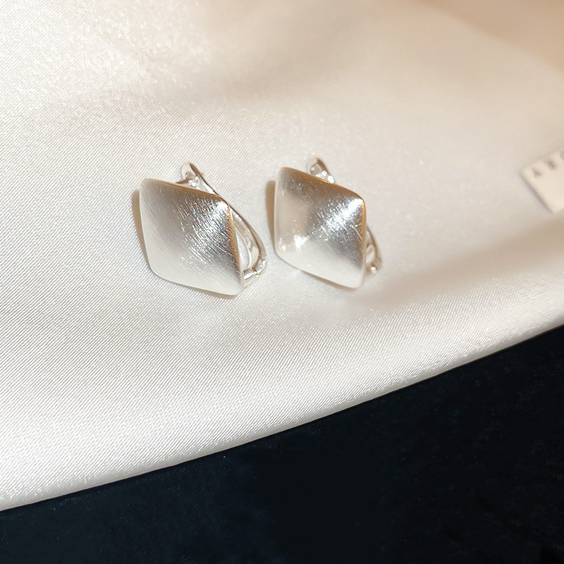 Aguja de plata diamantes geométricos aretes de perlas redondos ligeros de lujo de alta calidad pernos de orejas de estilo francés temperamento femenino orejas de nicho mayorista image 50