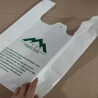 Semi-Degradable мешок жилета печатания цвета кукурузный крахмал био-защита окружающей среды хозяйственная сумка Dongguan Hongyun Packaging Bag Company