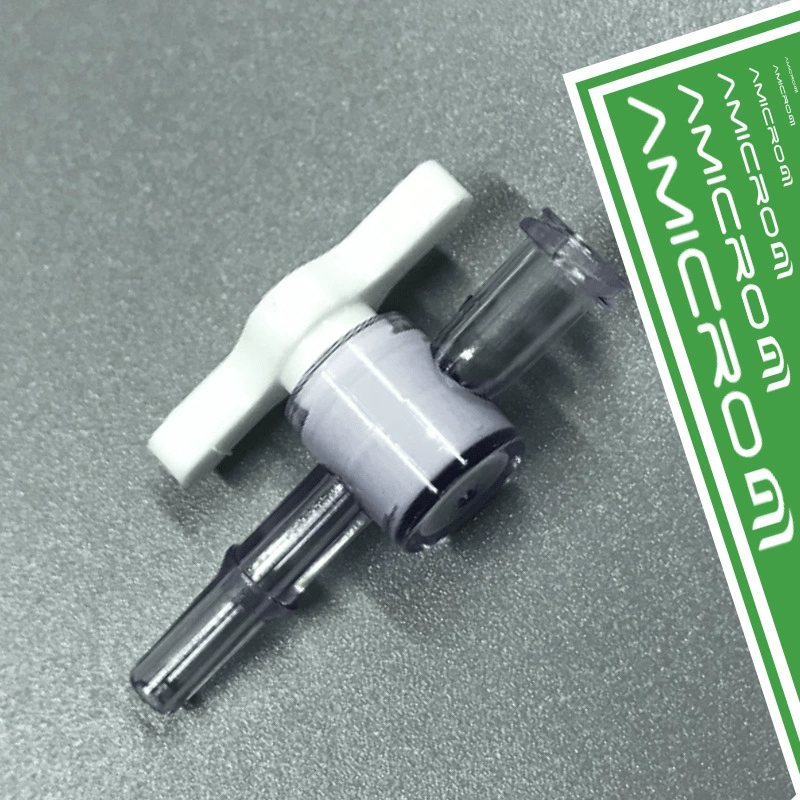 AMSPE-01 Кварковый клапан Клапан управления расходом небольшой колонки SPE подходит для регулирующего клапана колонки твердофазного экстракции с несколькими спецификациями