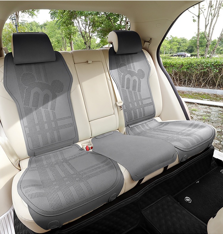 2026 new suede material saddle cushion car seat cushion all-season small waist seat cushion MA9