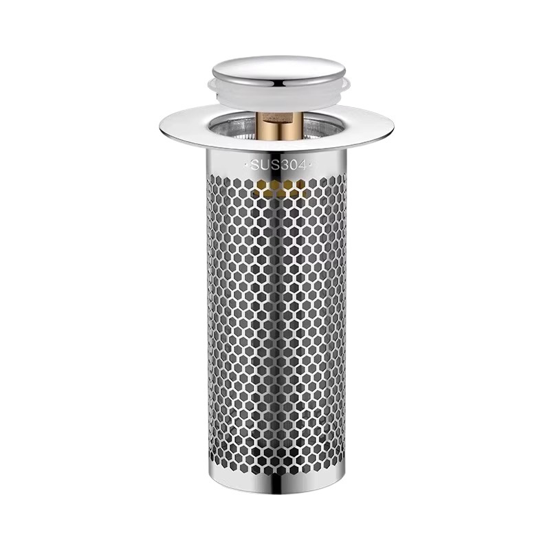 洗面器漏れ栓フィルターバウンスコアキッチンシンク洗面器シンク排水管消臭ネットユニバーサルプッシュタイプ|undefined
