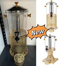 不锈钢果汁鼎自助豪华金色奶茶桶酒店婚礼果汁分配器饮料机跨境