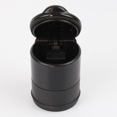 Qìchē Car 4S Shop Fireproof Multifunctional Ashtray Black Independent Box (Car ashtray) - without-light