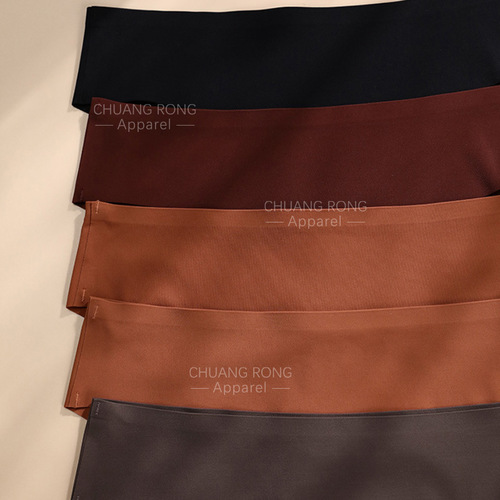 European and American seamless ice silk women's underwear low-waist pure cotton crotch briefs breathable sports quick-drying hem underwear wholesale