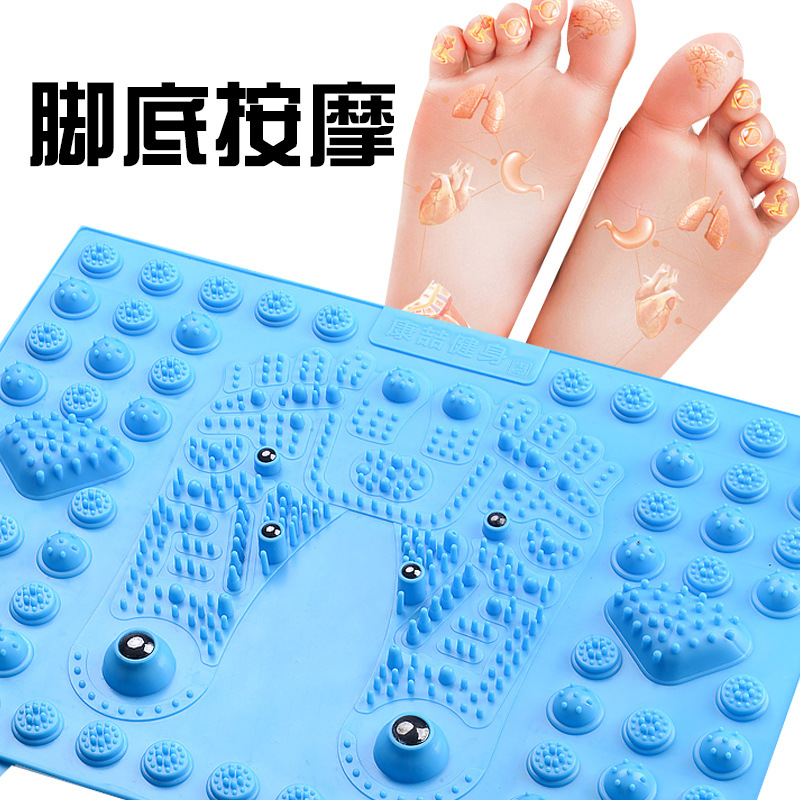 One-piece drop-shipping foot acupoint massager, small winter bamboo shoot magnet, foot therapy acupressure plate, large super painful foot massage mat
