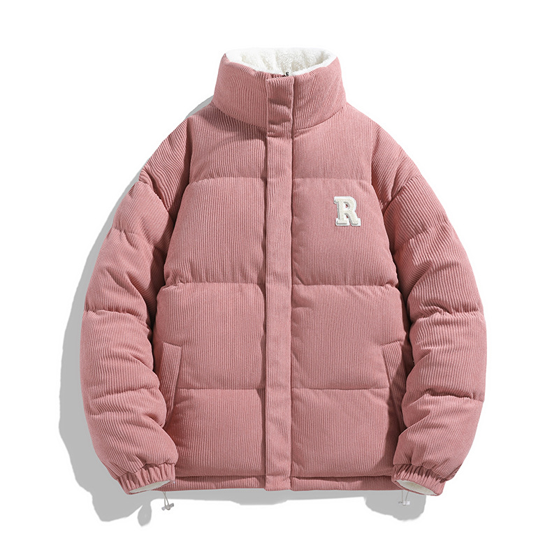2026 New Double-Sided Cotton Coat for Autumn and Winter, Couple's Outfit, Lamb Wool Lining, Thickened, Warm, Fashionable Trendy Cotton Jacket