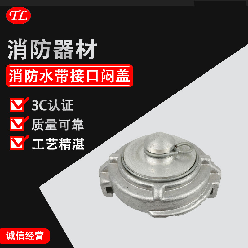 跨境货源 俄式闷盖 闷盖接口 消防接口 管牙闷盖 俄式 泰龙