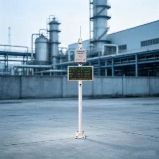 喷涂厂房AQI六参数在线监测系统 港口码头工业微型空气质量监测站