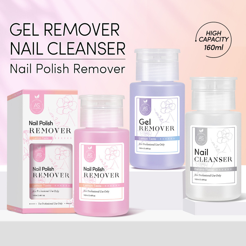New nail polish remover bottle, clean water for nail polish removal, nail polish remover that does not damage nails, cleaning solution for nail salons