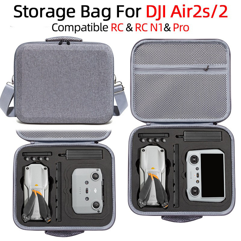 Adecuado para Dajiang aire 2s caja de almacenamiento aire 2 con bolsa de almacenamiento de pantalla RC caja de almacenamiento de control remoto mochila portátil