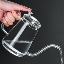 透明耐热玻璃咖啡壶手冲壶长嘴细口壶挂耳细嘴壶套装组合咖啡器具