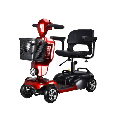 Cross-Border New Model Elderly Scooter Four-Wheel Electric Disabled Anti-Fall Elderly Scooter Foldable Moped (Qatlanan elektrik velosipedlər) - x-02d-12a-lead-acid-battery