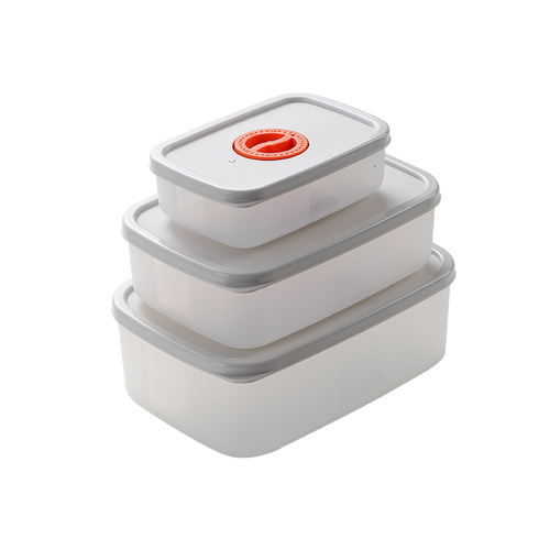 Microwaveable household brown rice, coarse grain rice, packed lunch box, fat-reduced meal, quantitative fruit and vegetable refrigerator crisper