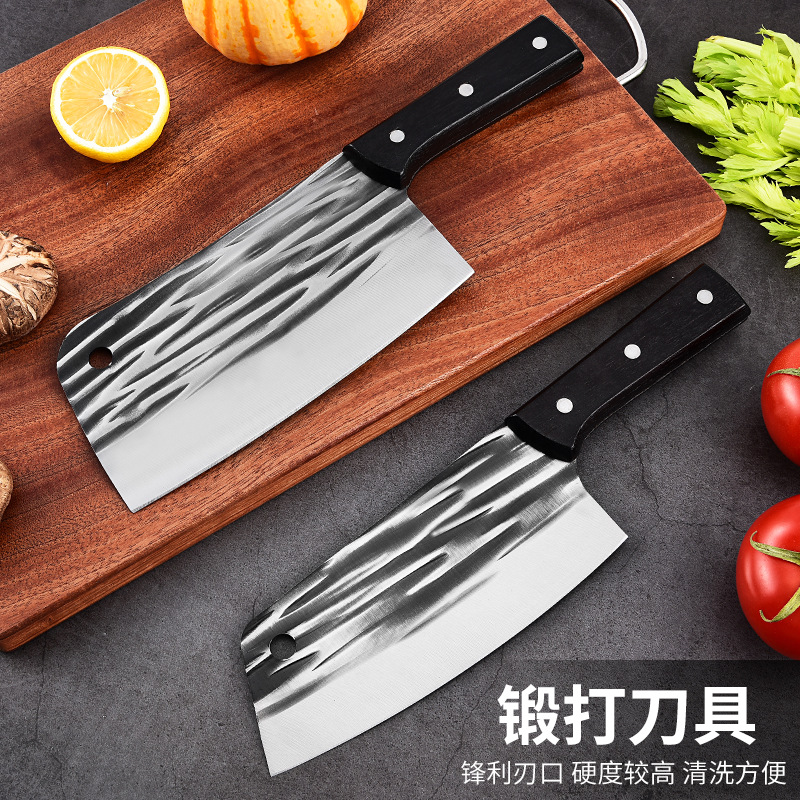 Run the world household knife, handmade forging, chopping and cutting two-in-one knife, chef lady knife, sharp slicing knife, manufacturer