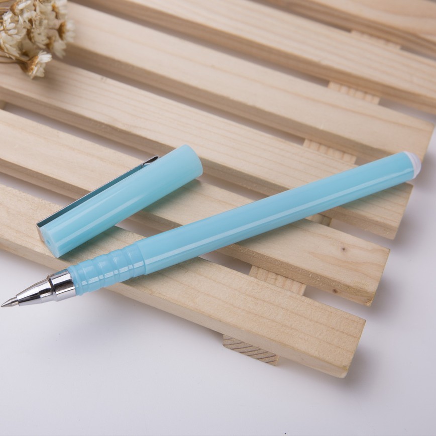 Bolígrafo de publicidad de color neutro personalizado LOGO bolígrafo de agua de carbono color caramelo bolígrafo neutro personalizado bolígrafo de firma de agua