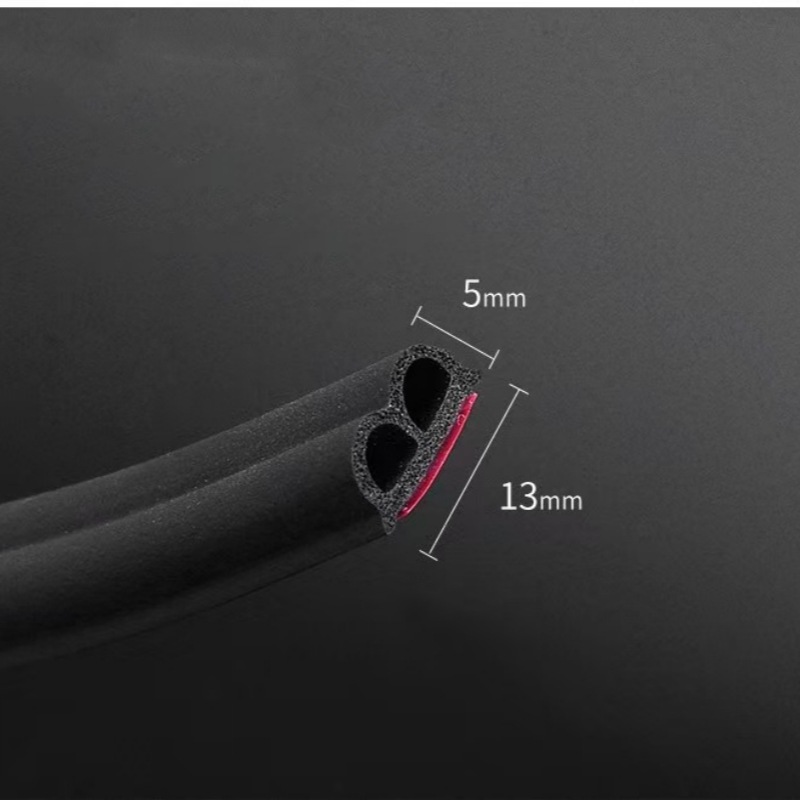 Cross-Border Goods Car Sealing Strips, Door Soundproof Strips, Whole Car Anti-Noise Strips, Universal Door Seam Strips, Modification