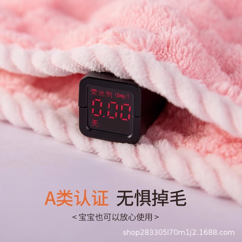 Gorro de cabello seco grueso absorción de agua no seco el cabello 2024 nuevo toallas de frotar bolsas de mujer toallas bonitas sombreros de baño