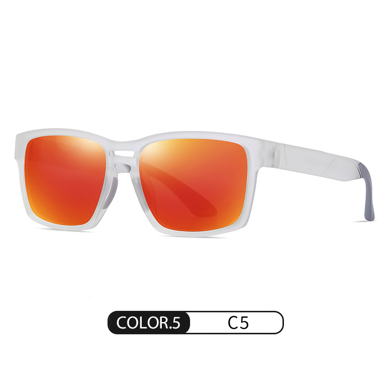 Gafas de Sol Polarizadas Cuadradas para Hombre S11106 Marco de TR90 y Lente de TAC Protección UV400 para Viajes image 11