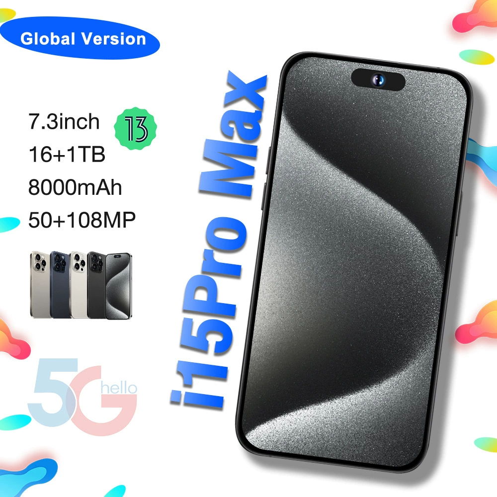 Смартфон i15promax, Intel Core i15, Android 4G, 32 ГБ, мультирегиональная память и цвета