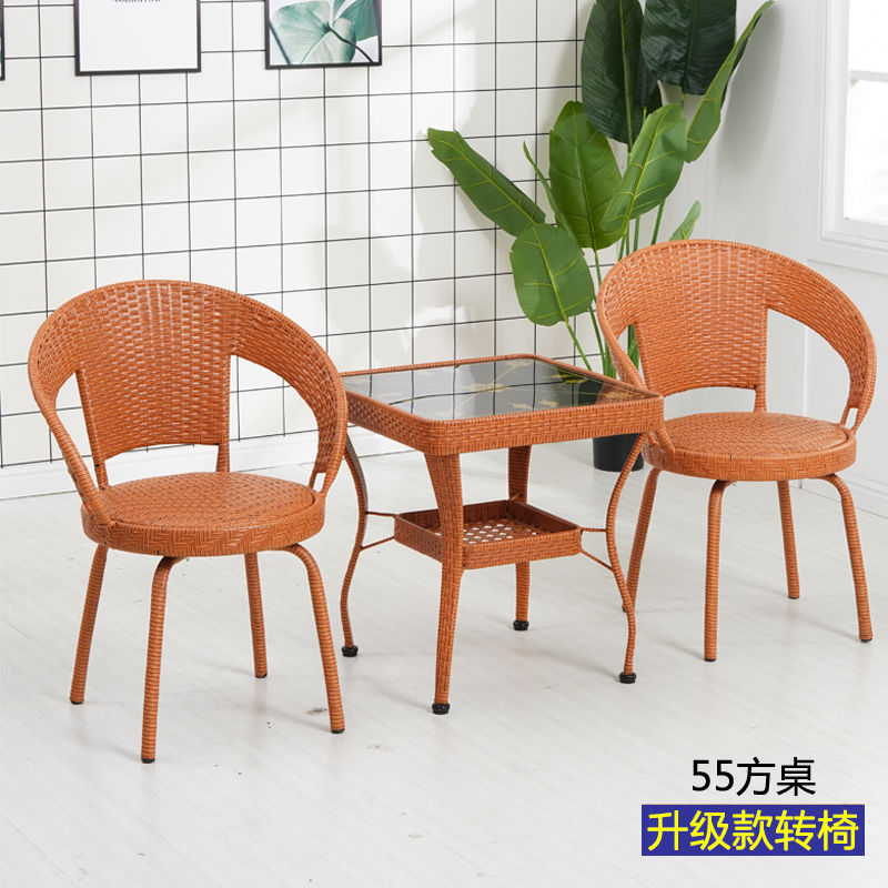 앤틱 옐로우: 55평방미터 + 회전 의자 2개 [핫 세일] 무료 쿠션