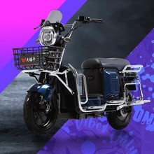 大禧牛全能王多功能电动车骑士摩旅全能长跑王载重王电摩托外销版