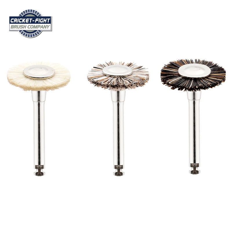 牙科口腔材料低速弯机头抛光小毛刷白羊毛抛光杯树脂吊机清洁美牙