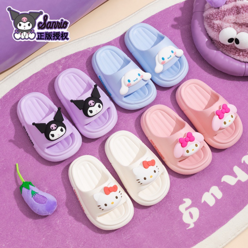 Baby Slippers Girls' Cave Shoes Summer Children's Indoor Bath Children's Sandals and Slippers Western-style Outer Wear Anti-slip Beach