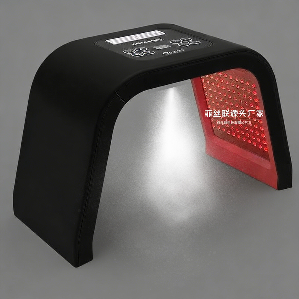 Cross-Border Led Seven-Color Photon Skin Rejuvenation Instrument Pdt Red and Blue Light Mask Colorful Spectrometer Foldableing Large Row Lamp Beauty Instrument