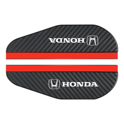 Shield Universal Thickened Carbon Fiber | Rearview mirror rainproof sticker - rain-eyebrow-carbon-fiber-pattern-honda-pair-set