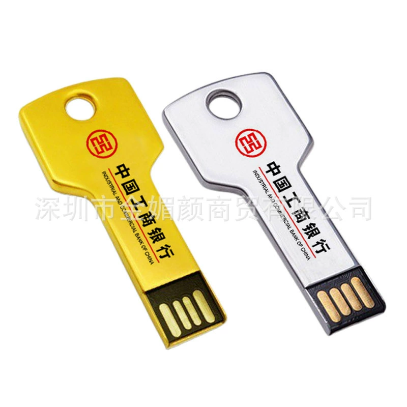 Металлический USB-флеш-накопитель для ключей, брелок, деловая версия, подарок на день рождения