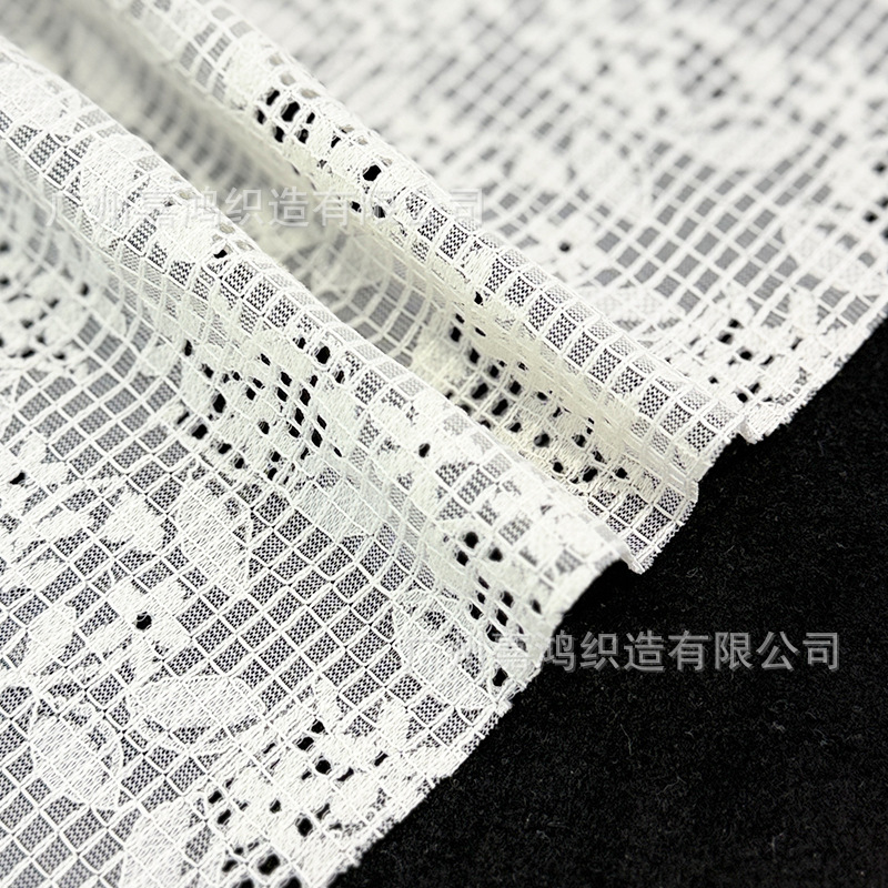 2026 nueva tela de encaje de algodón brocado flor superior de ropa de mujer con vestido fabricante de tela spot
