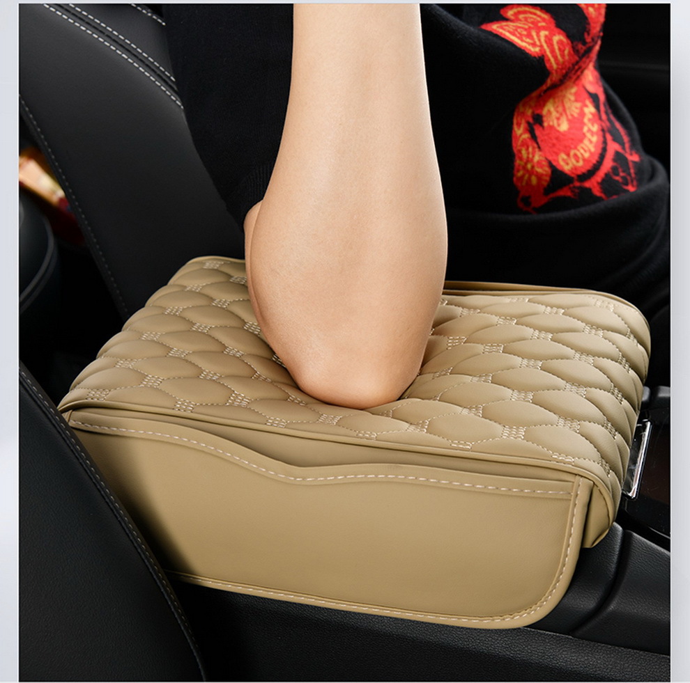 2024 Explosive Car Good Car Elevated Storage Armrest Box Mat Memory Foam Car Storage Box Mat Elevated Mat