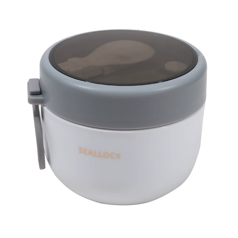 Изолированная чашка для супа из нержавеющей стали большого диаметра, герметичная чаша, чашка для завтрака, чашка для овсянки, каши, простой ланч-бокс из нержавеющей стали