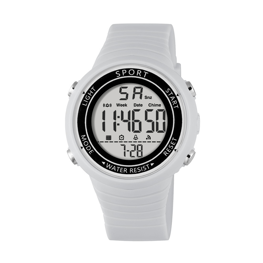 Nueva tendencia juvenil estudiantes reloj electrónico deportivo multifuncional alarma de luz nocturna relojes electrónicos al por mayor