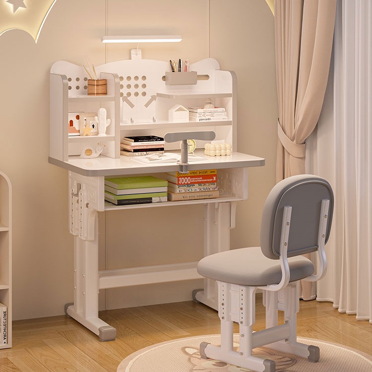 2025 New Children's Study Table Primary School Student Writing Desk Home Children's Table Lift Table and Chair Set