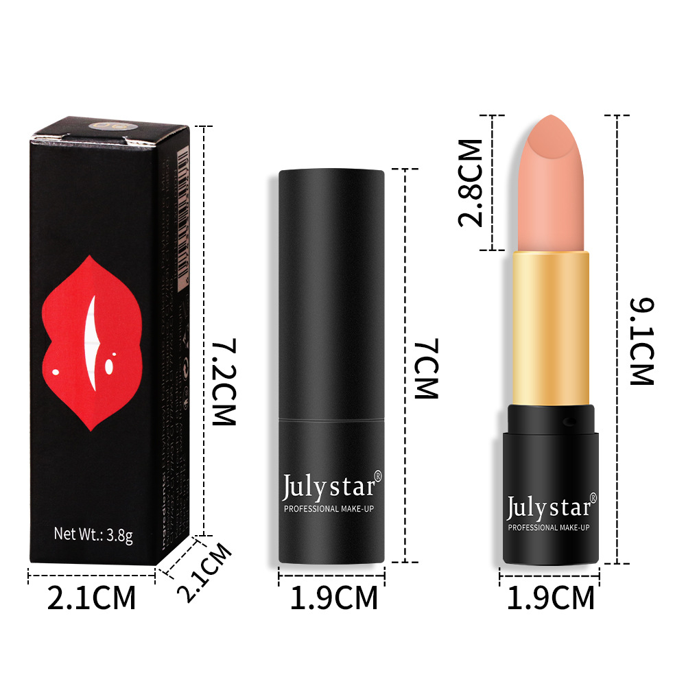 Langanhaltender Matter Lippenstift Für Perfektes Make-up_voghion.com