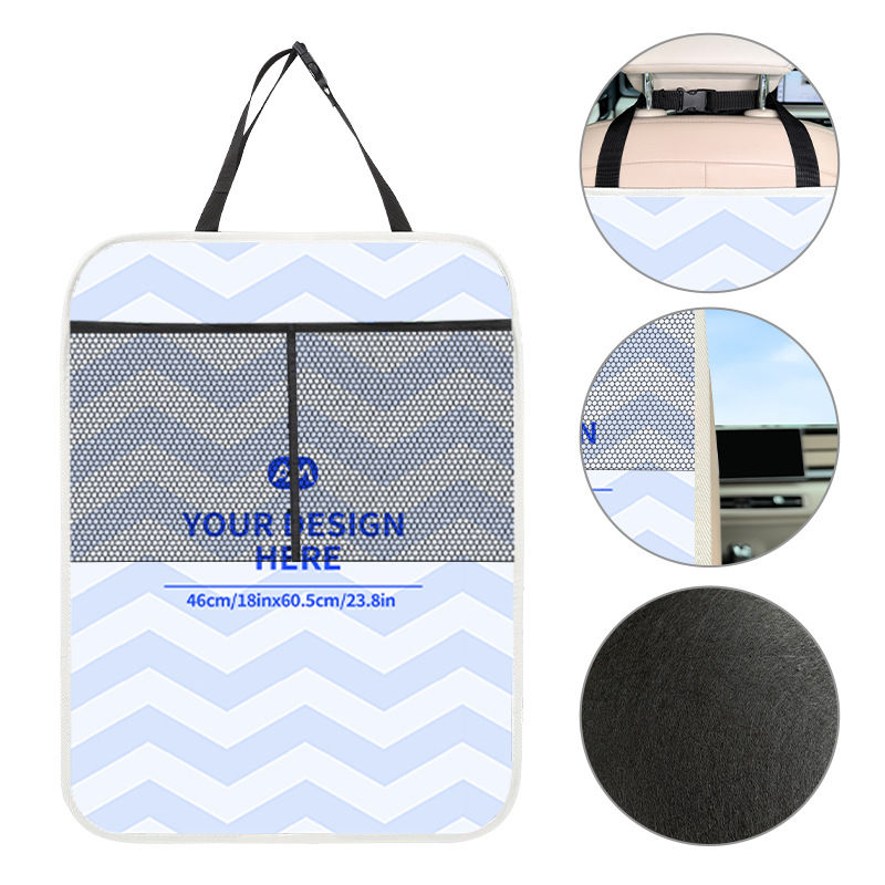 Cross-Border Supply Oxford Cloth Car Storage Bag Seat Back Storage Bag Storage Pouch Seat Organizer Bag