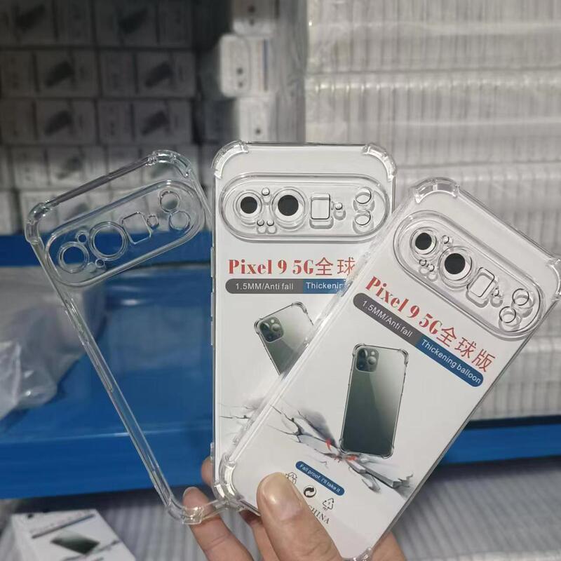 Google Pixel9Pro Four-Corner Anti-Fall Thickened Transparent Tpu Airbag Phone Case Pixel10/Pixel11/8 Google Pixel9Pro Four-Corner Anti-Fall Thickened Transparent Tpu Airbag Phone Case Pixel10/Pixel11/8