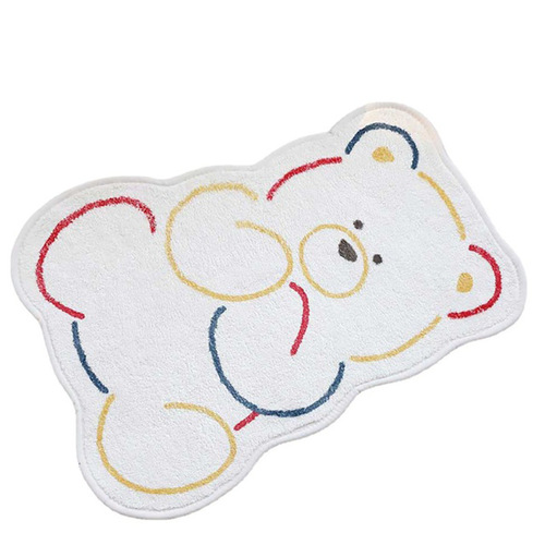 Cat washable entry carpet floor mats, foyer floor mats, bathroom bathroom absorbent anti-slip mats, simple door mats