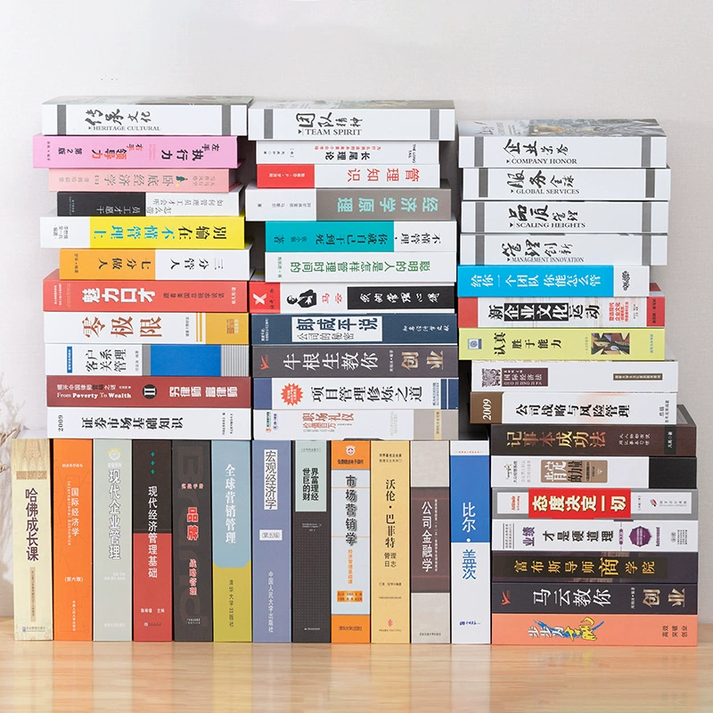 Китайская поддельная книжная декоративная украшения офис продаж библиотека аксессуары реквизит книжная полка моделированная книга