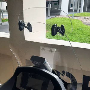 Motosiklet tənzimlənən hündürlükdə külək şüşəsi, universal deflektor aksesuarları