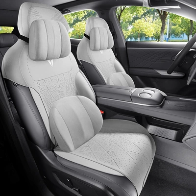 Modelə uyğun (Original) oturacaq örtükləri, blue S07 special car seat - light-gray-memory-foam-version-five-seater-special-dark-blue-s07-all-inclusive-front-of-the-back
