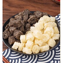 荞麦面藕黑全麦面皮圈大面筋素纯干货低脂吸汁免煮凉拌速食