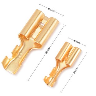 100PCS늉��������׼��P�ν��^���׵���~���ӉK6.3mm 9.5mm